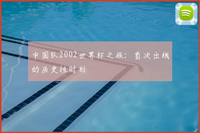中国队2002世界杯之旅:首次出线的历史性时刻